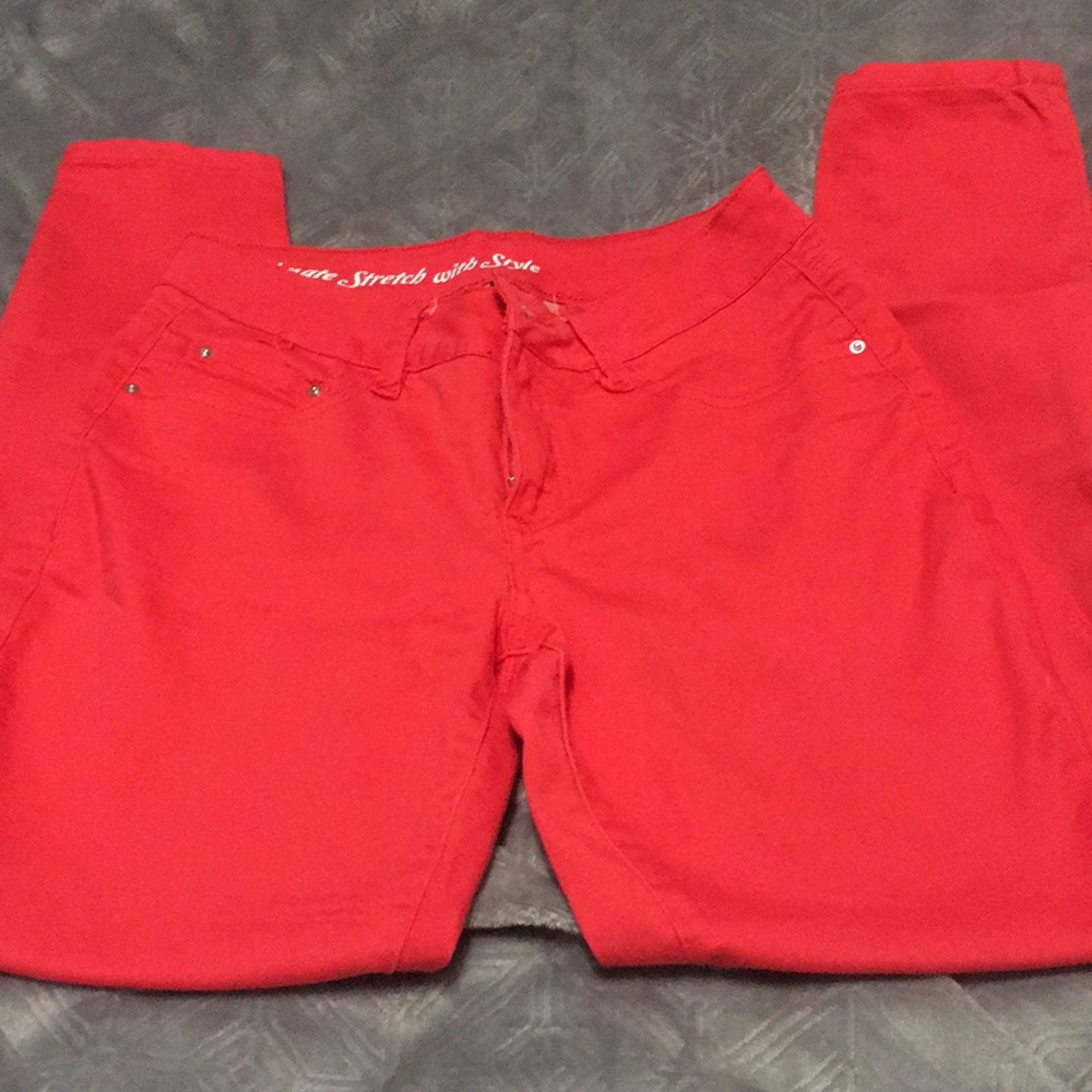 Colored skinny pants